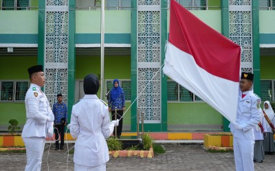 Teguhkan Nilai Kebangsaan, MAN 2 Labura Gelar Upacara Peringatan Hari Lahir Pancasila